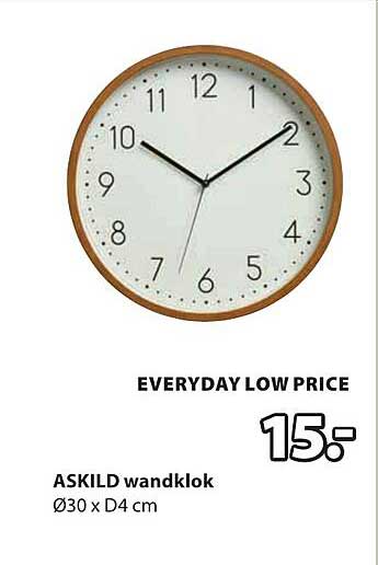ASKILD wandklok