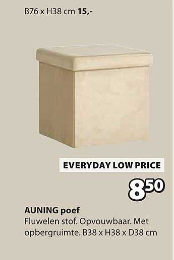 AUNING poef