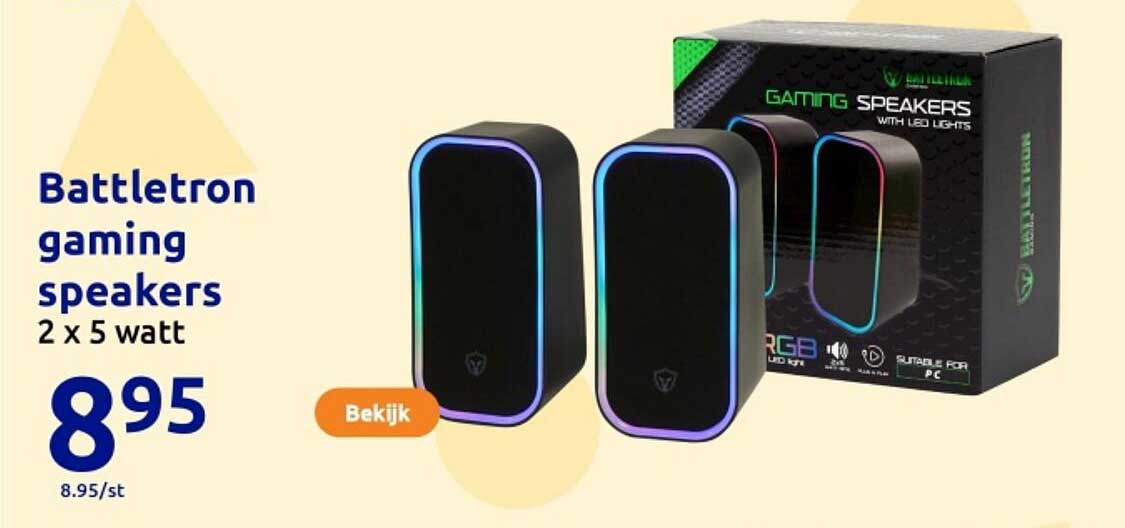 Battletron gaming speakers