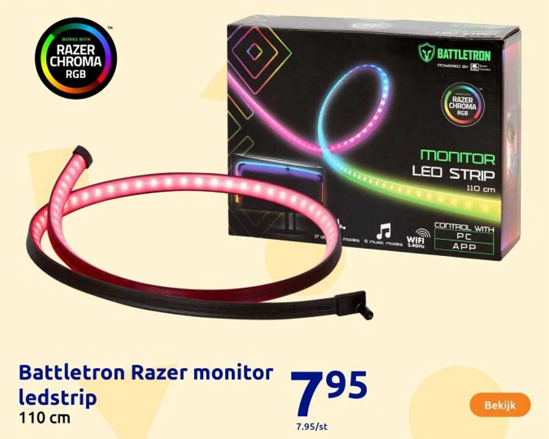 Battlettron Razer monitor ledstrip 110 cm