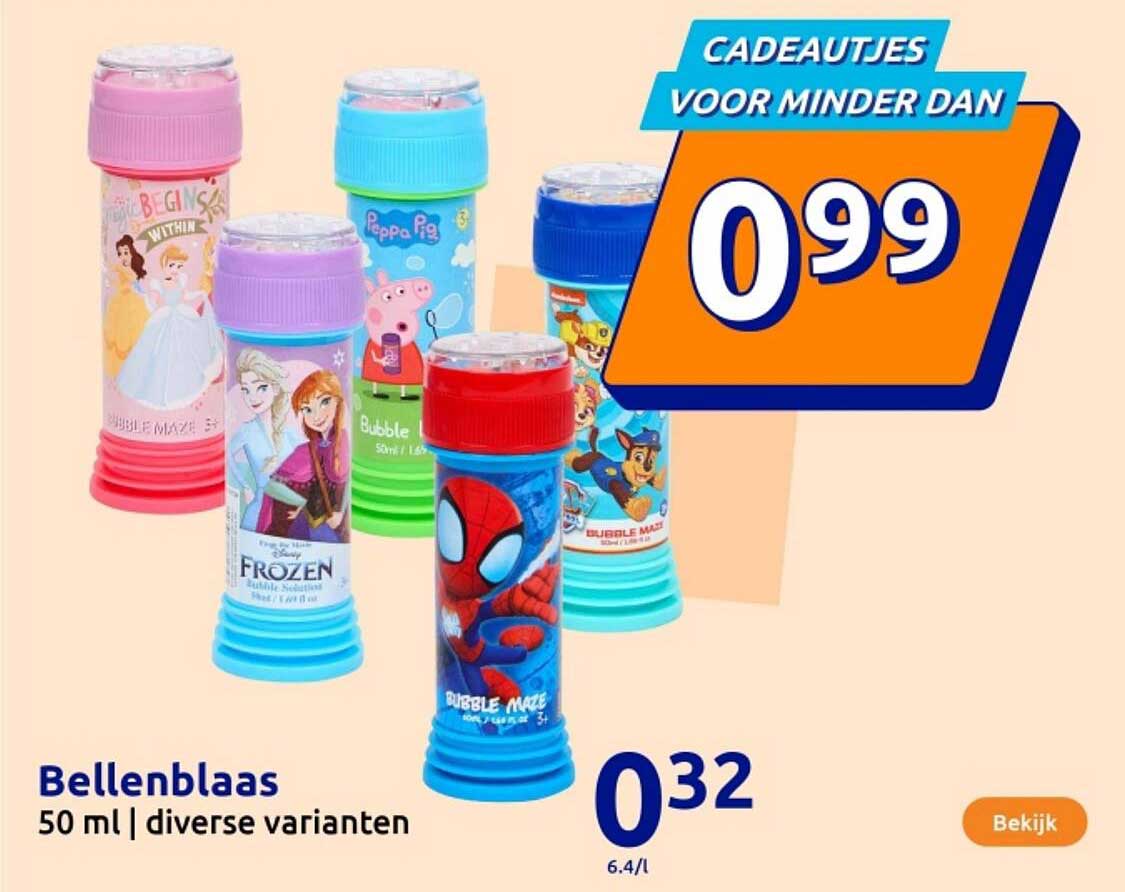 Bellenblaas 50 ml | diverse varianten