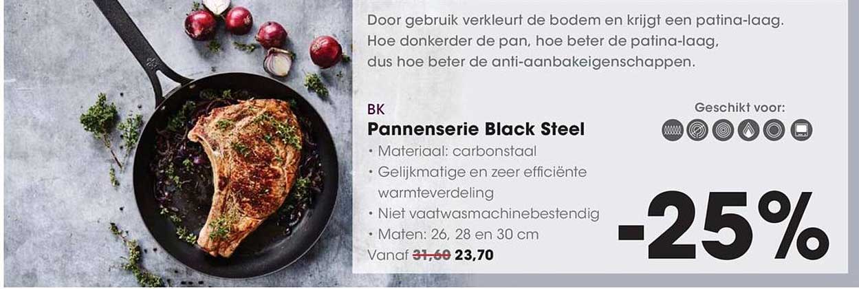 BK Pannenserie Black Steel