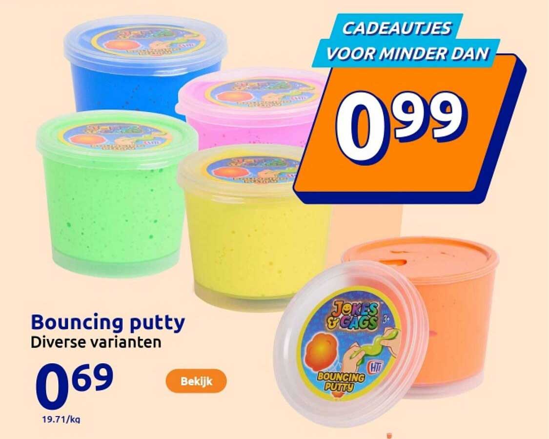 Bouncing putty Diverse varianten