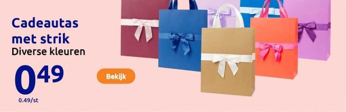 Cadeautas met strik