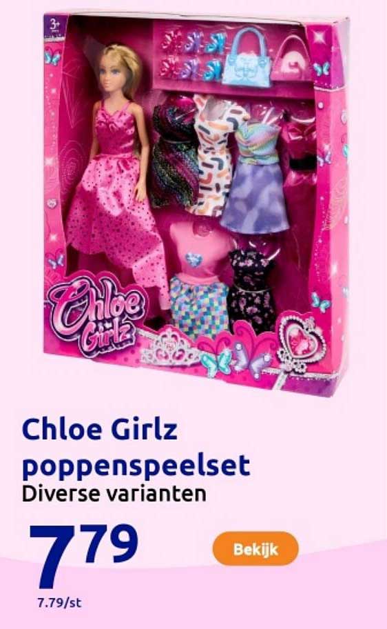 Chloe Girlz poppenspeelset