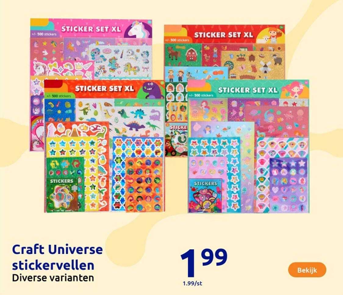Craft Universe stickervellen