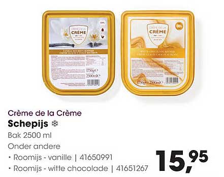 Crème de la Crème Schepijs