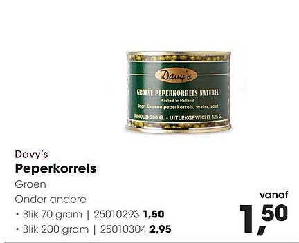 Davy's Peperkorrels
