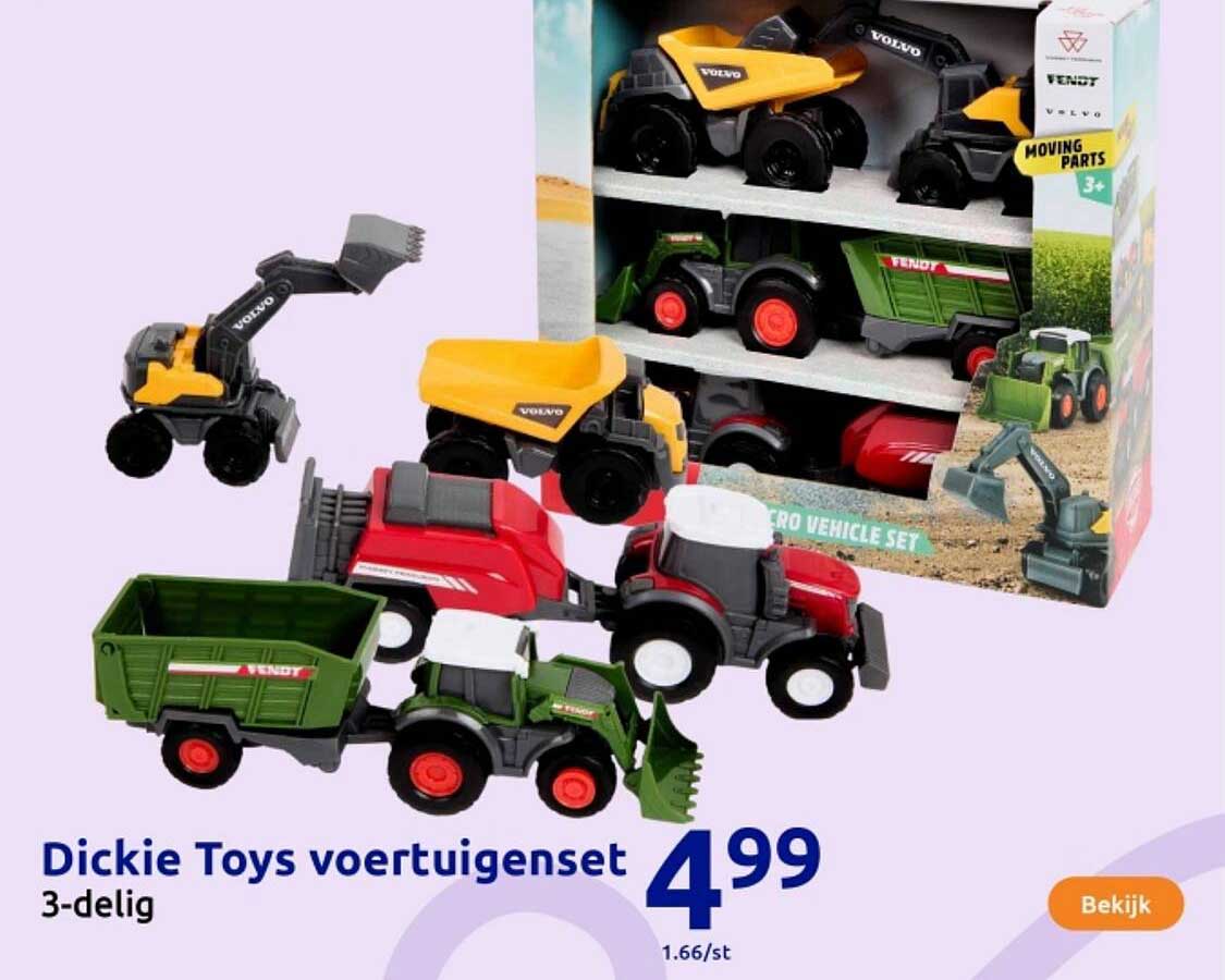 Dickie Toys voertuigenset 3-delig