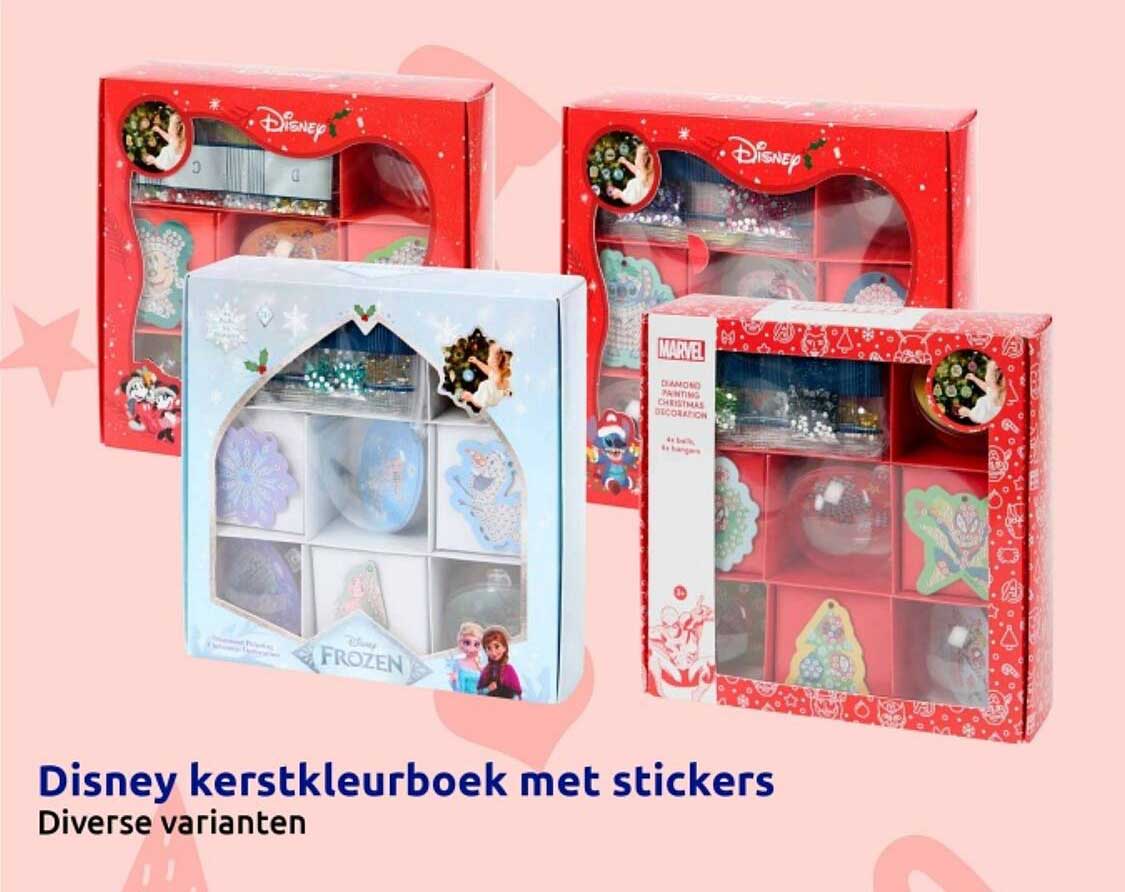 Disney kerstkleurboek met stickers