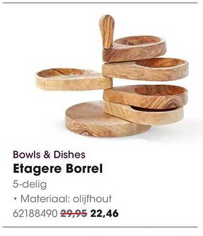 Etagere Borrel 5-delig