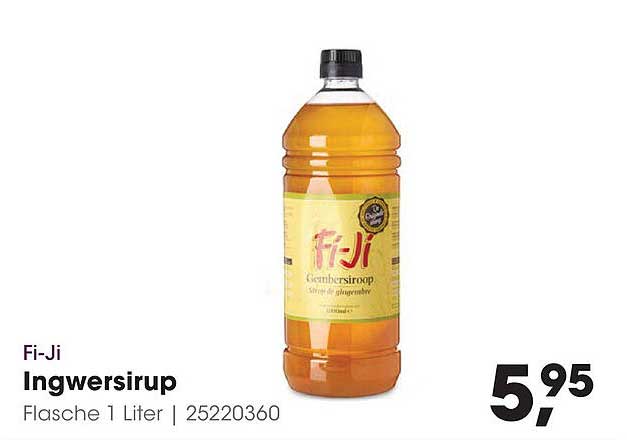 Fi-Ji Ingwersiroop 1 Liter