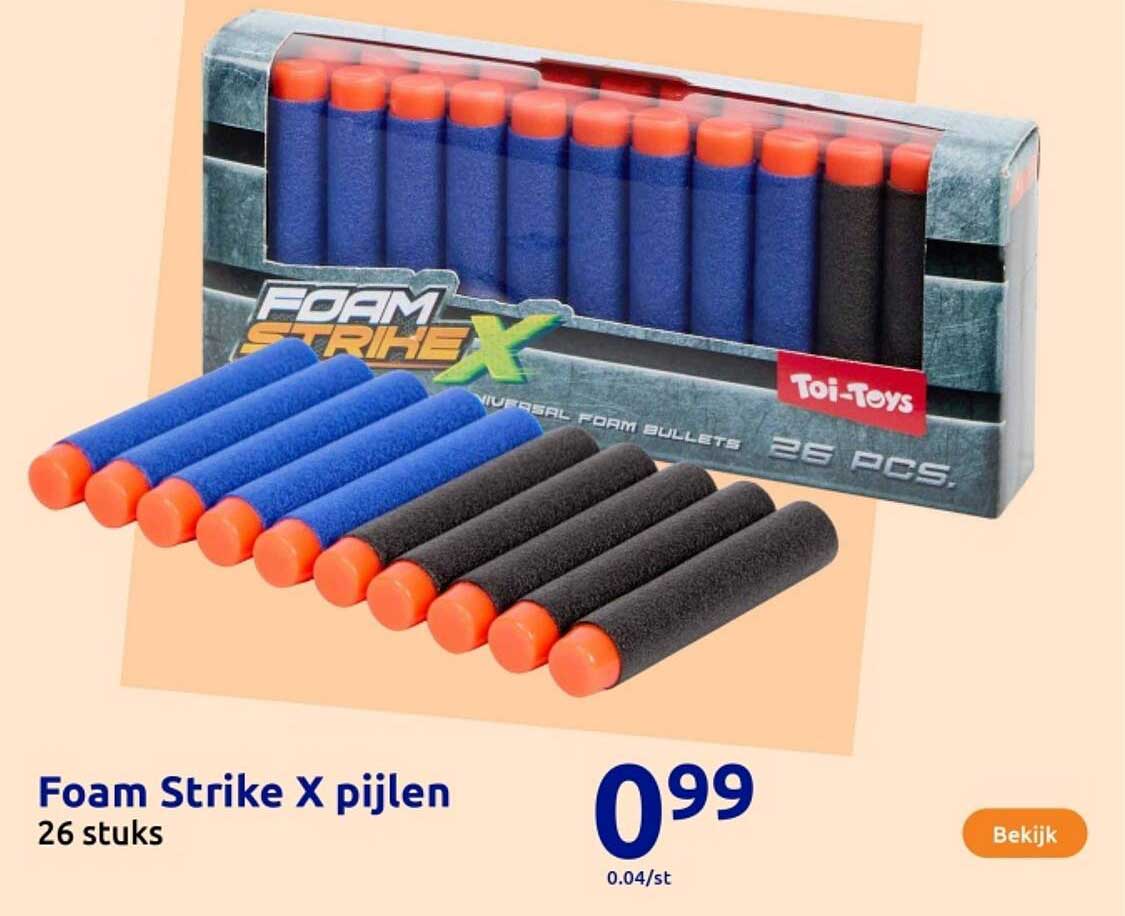 Foam Strike X pijlen