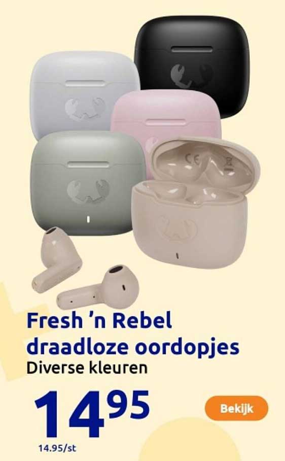 Fresh ’n Rebel draadloze oordopjes