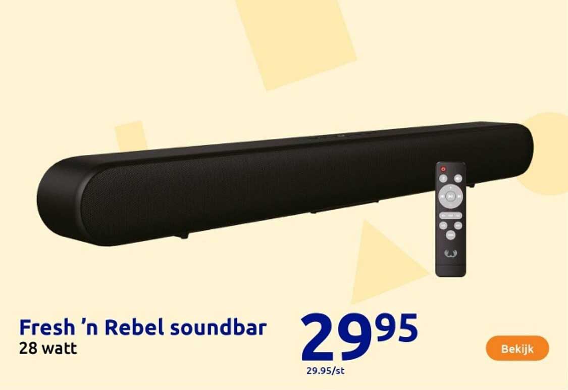 Fresh ’n Rebel soundbar 28 watt
