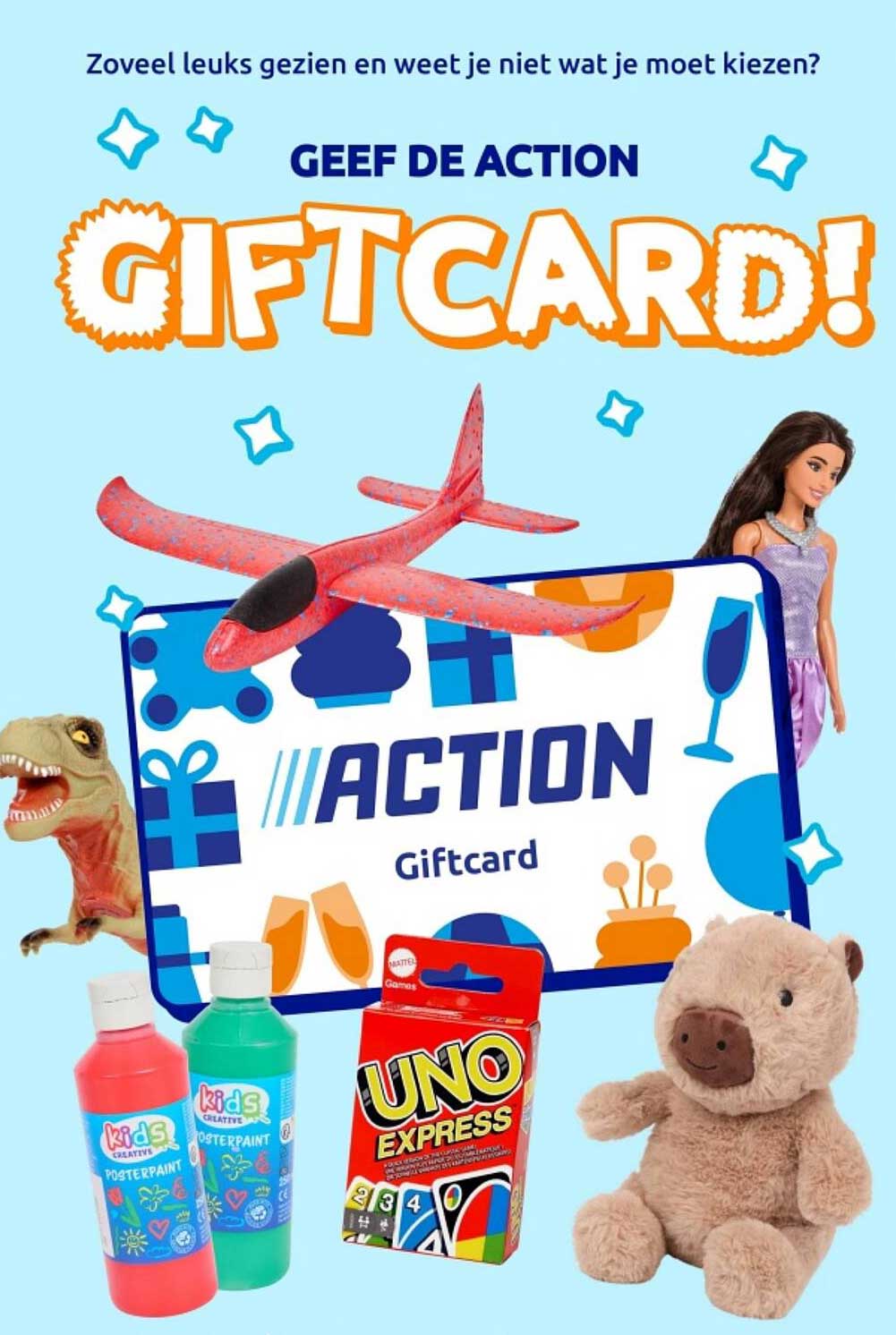 GEEEF DE ACTION GIFT CARD!