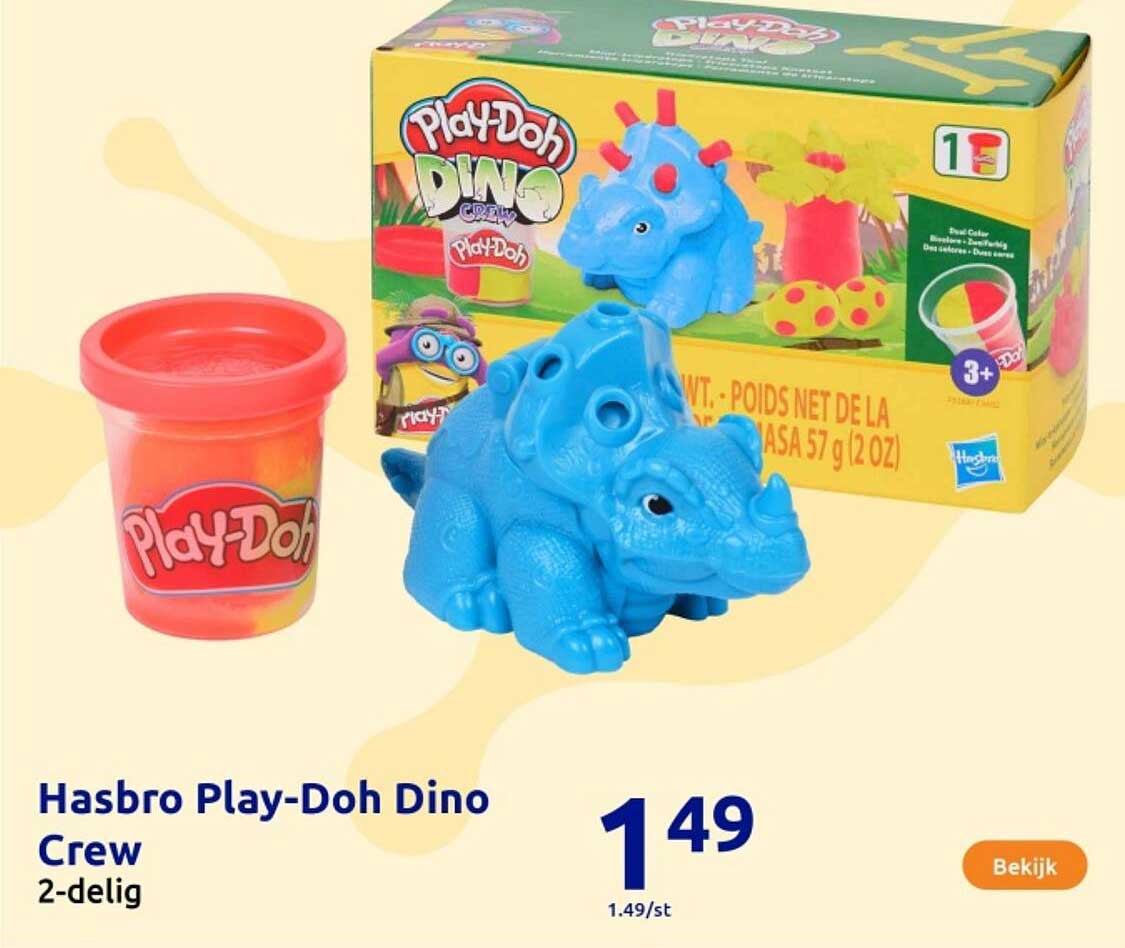 Hasbro Play-Doh Dino Crew 2-delig