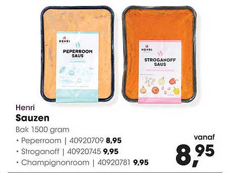 Henri Sauzen Bak 1500 gram