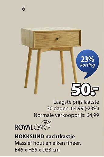 HOKKSUND nachtkastje