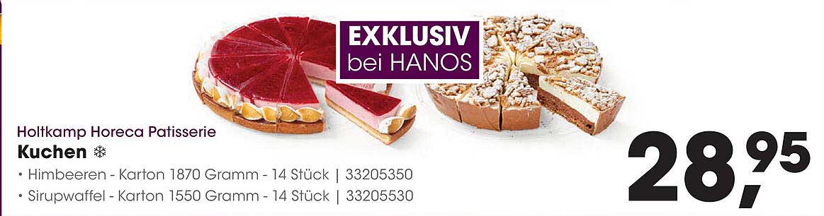 Holtkamp Horeca Patisserie Kuchen