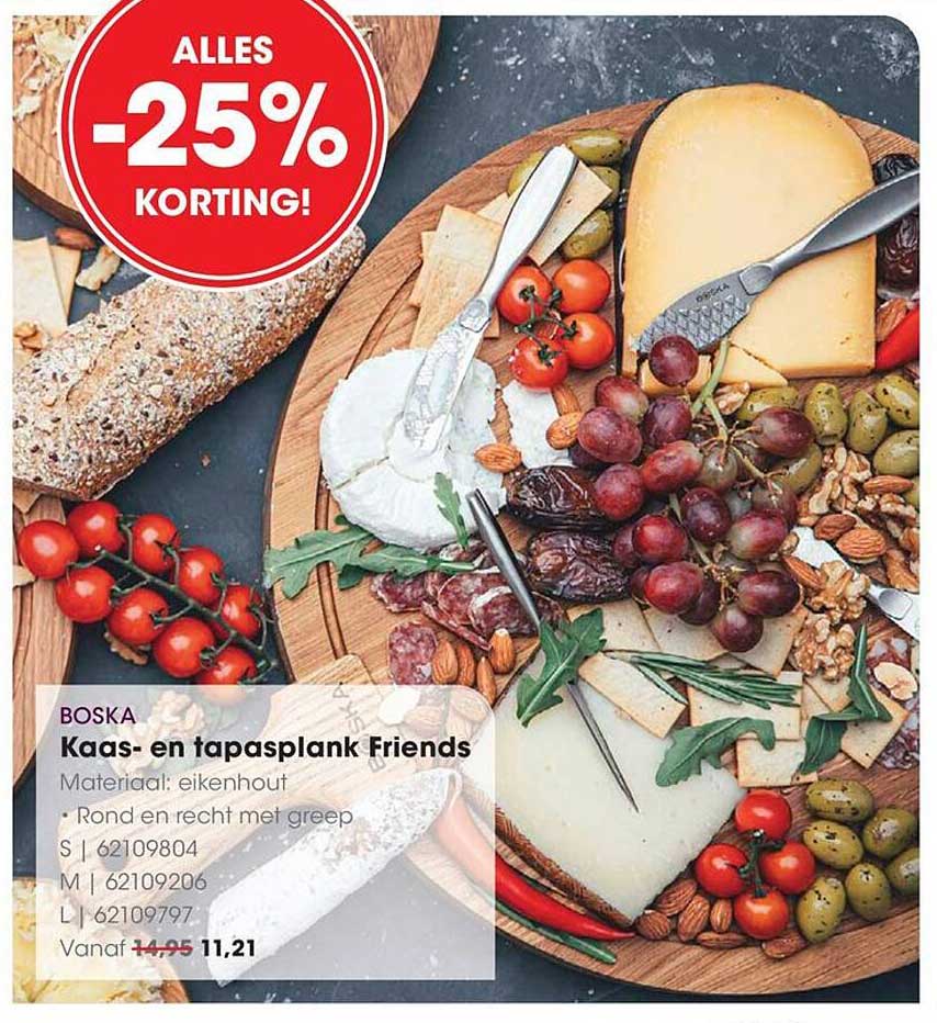 Kaas- en tapasplank Friends