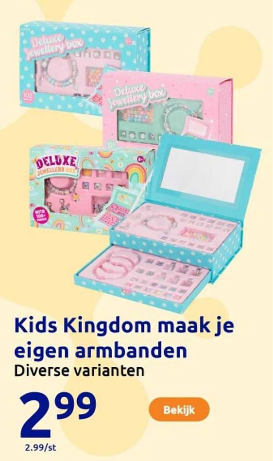 Kids Kingdom maak je eigen armbanden