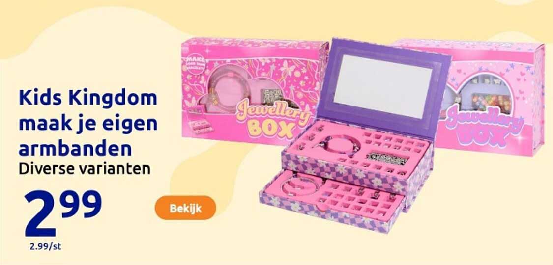 Kids Kingdom maak je eigen armbanden