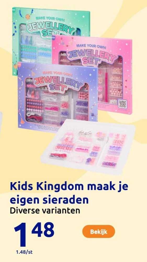 Kids Kingdom maak je eigen sieraden - Diverse varianten