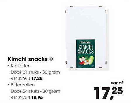 Kimchi snacks