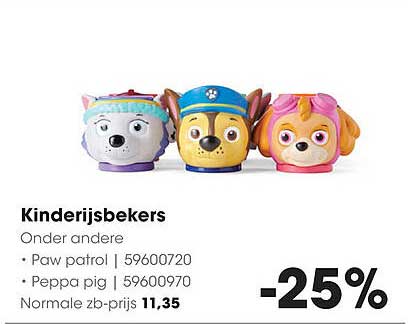 Kinderijsbekers