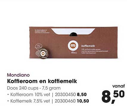 Koffieroom en koffiemelk