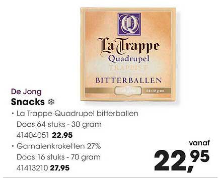 La Trappe Quadrupel bitterballen