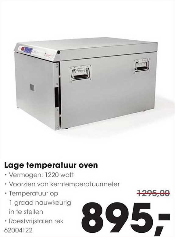 Lage temperatuur oven