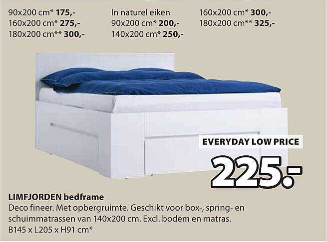 LIMFJORDEN bedframe
