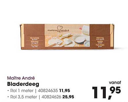 Maître André Bladerdeeg