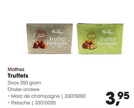 Mathez Truffels Doos 250 gram