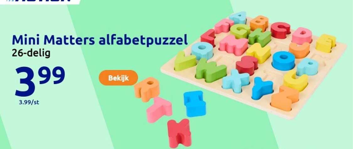 Mini Matters alfabetpuzzel 26-delig
