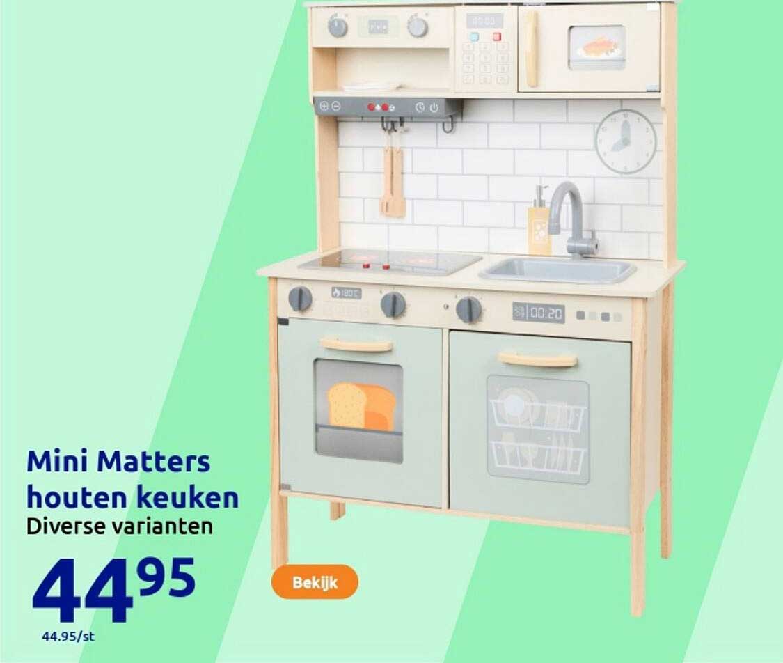 Mini Matters houten keuken Diverse varianten
