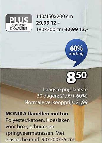 MONIKA flanellen molton