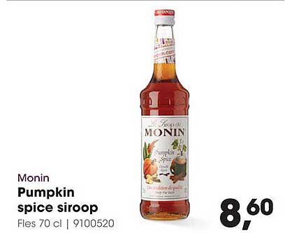 Monin Pumpkin spice siroop