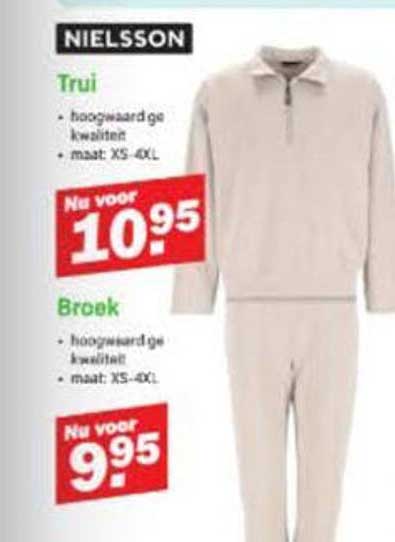 NIELSSON Trui en Broek