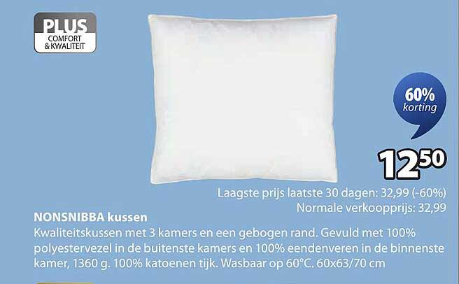 NONSNIBBA kussen