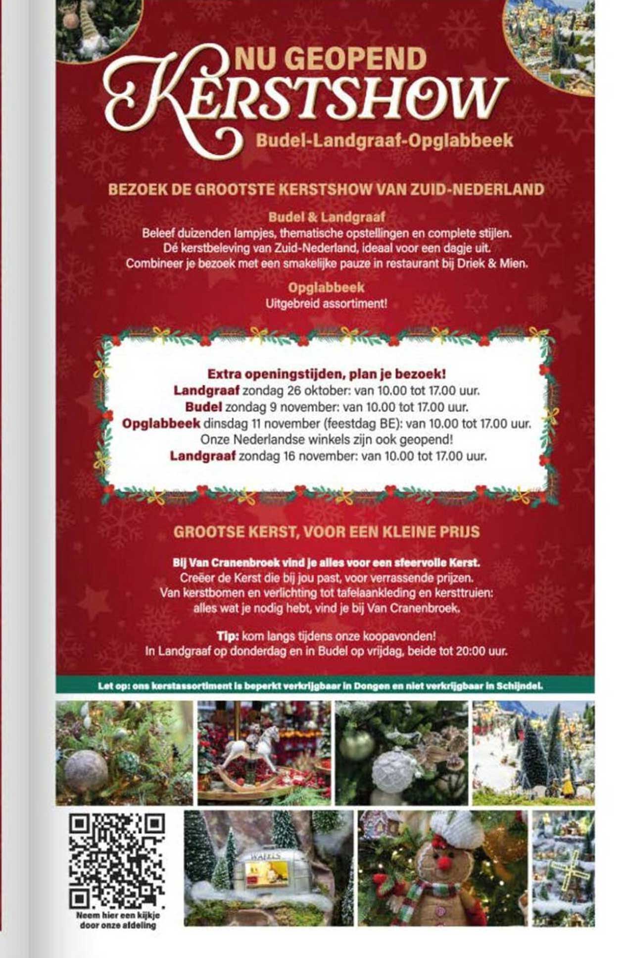 NU GEOPEND KERSTSHOW