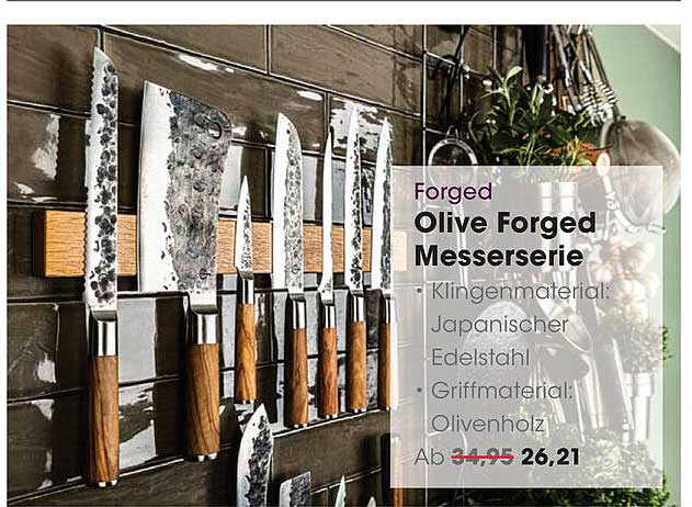Olive Forged Messerserie