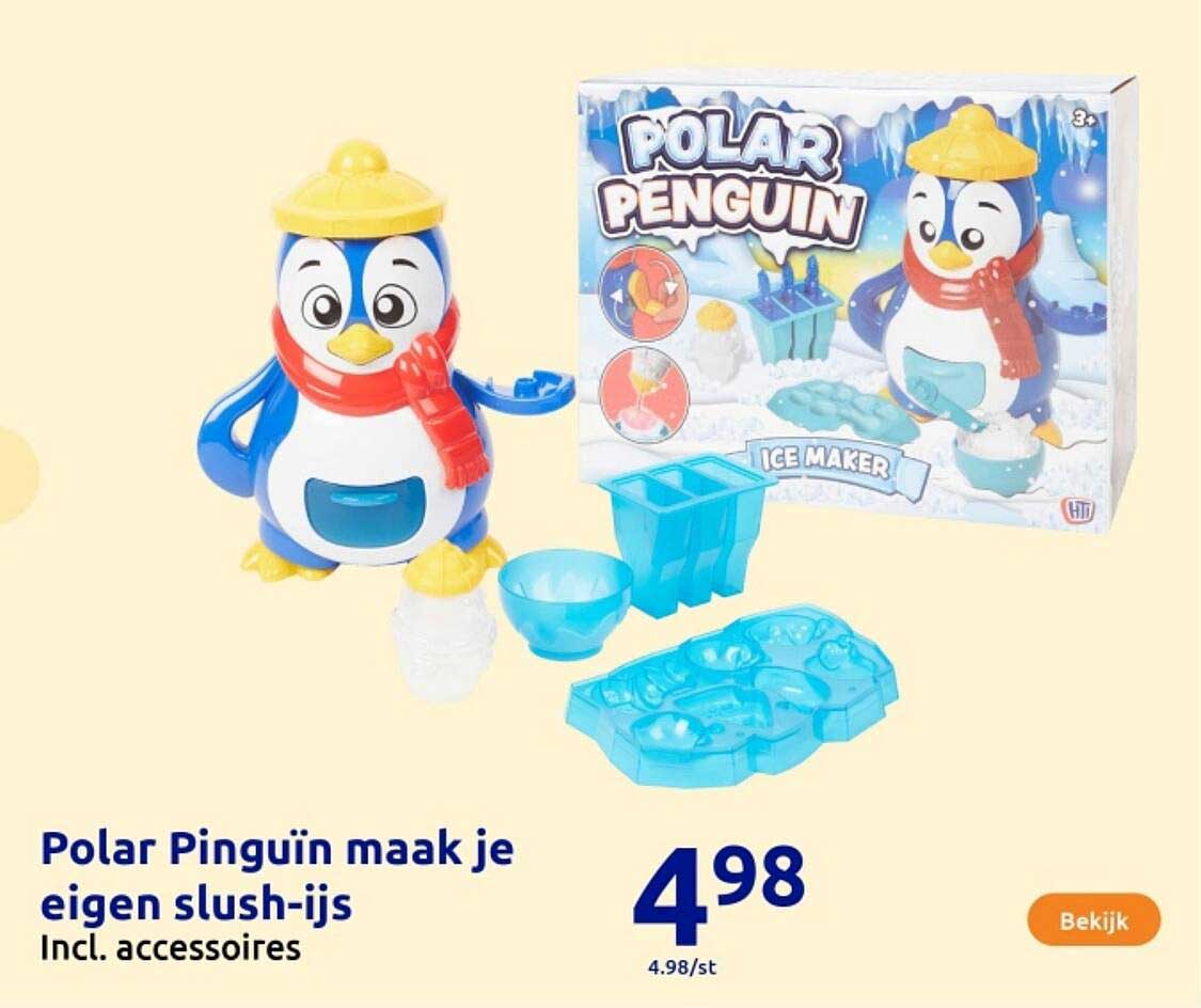 Polar Pinguïn maak je eigen slush-ijs Incl. accessoires