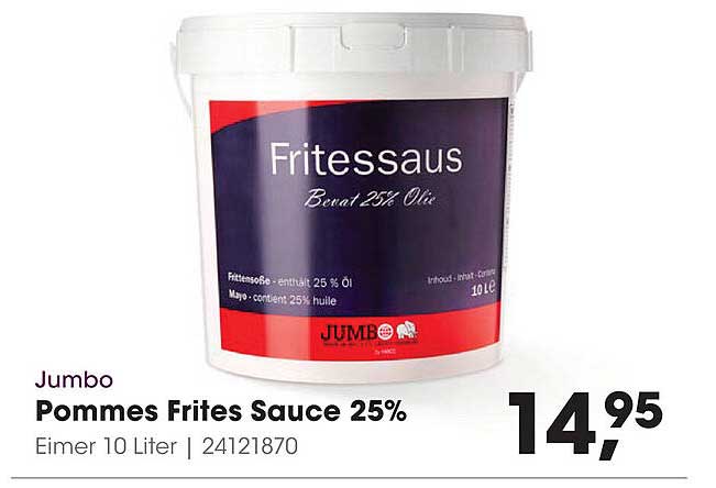 Pommes Frites Sauce 25%
