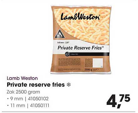 Private reserve fries