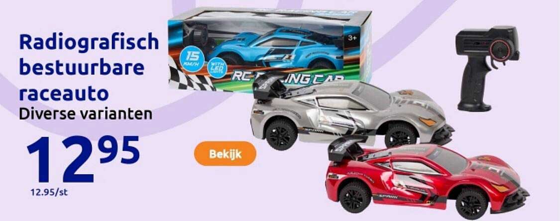Radiografisch bestuurbare raceauto
