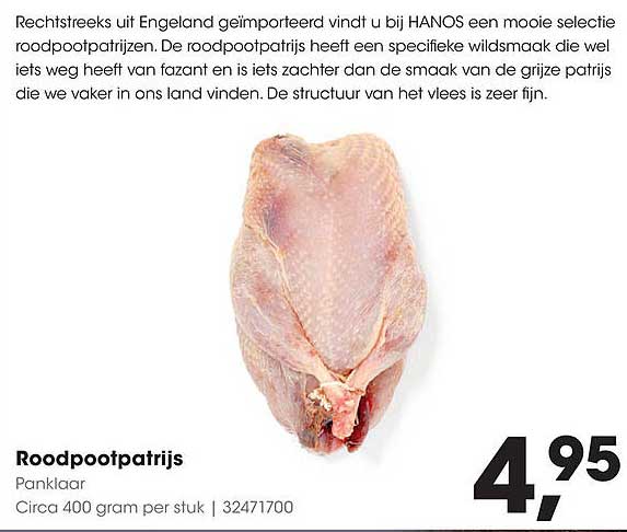 Roodpo Patrijs