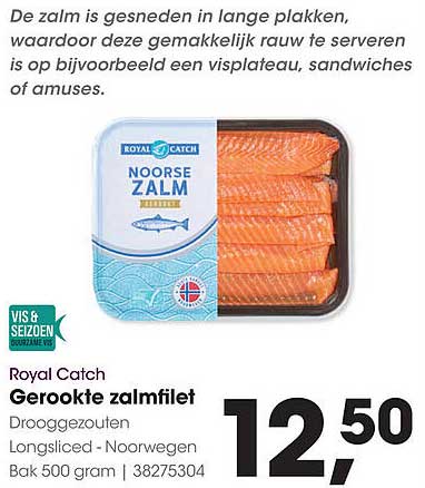 Royal Catch Gerookte zalmfilet